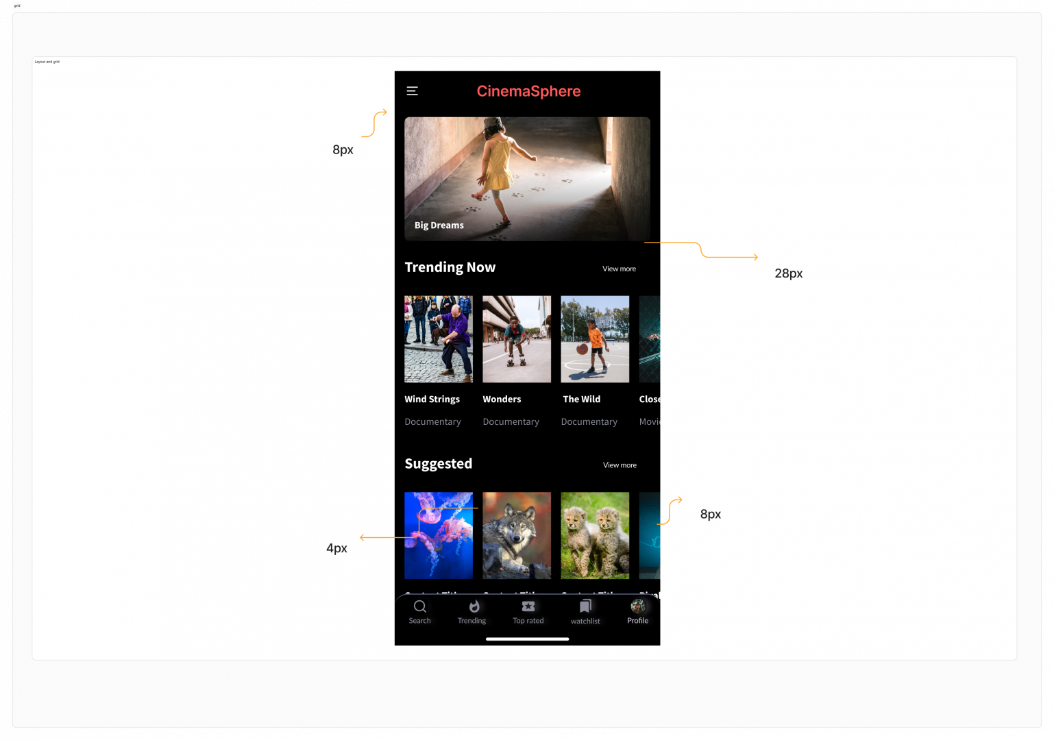 layout and grid