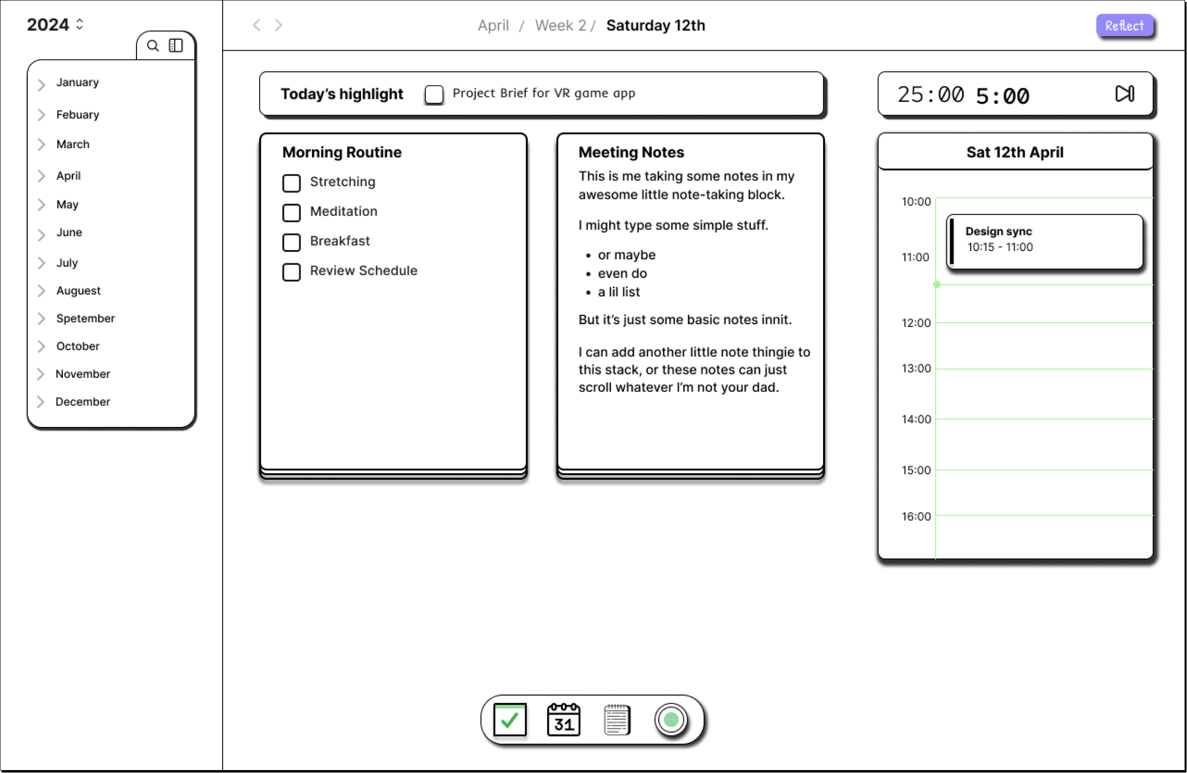 Daily Dashboard